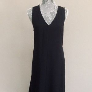 Cut-Out Back  Black Dress